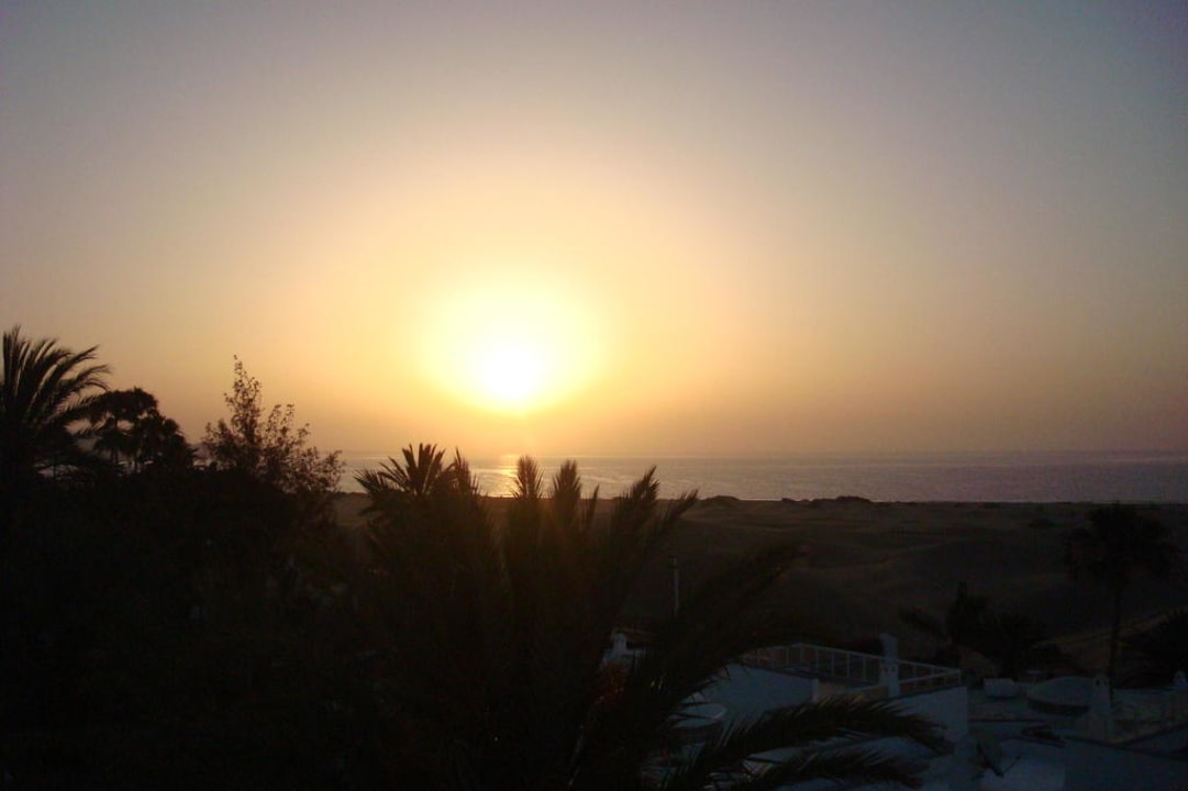 Sonnenaufgang von Zimmer gesehen Hotel Riu Palace Maspalomas Adults Only