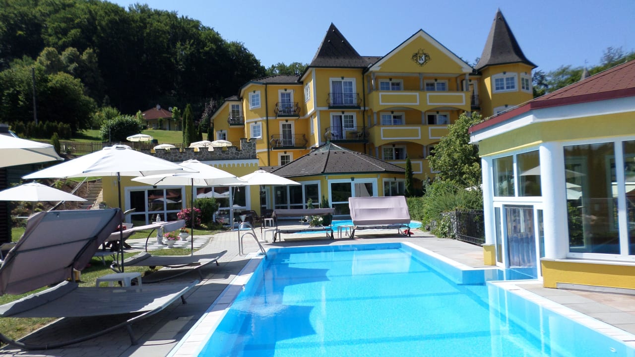 Aussenpool Schlössl Hotel Kindl