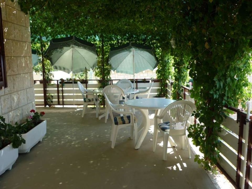 Terrasse zum Frühstücken House San Antonio