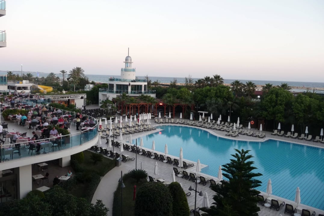 Ausblick beim Abendessen Commodore Elite Suites & Spa - Adults only