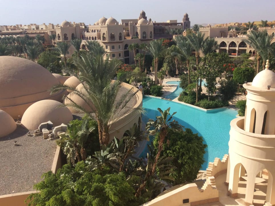Central view from our balcony Makadi Palace