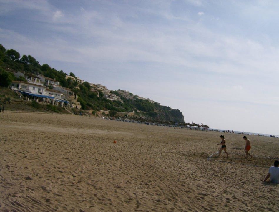 Strand in der südlichen Nachbarbucht blau punta reina