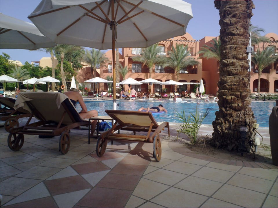 Mittags noch freie Liegen Jaz Makadi Blue - TUI BLUE Makadi - Adults Friendly 16 Years Plus