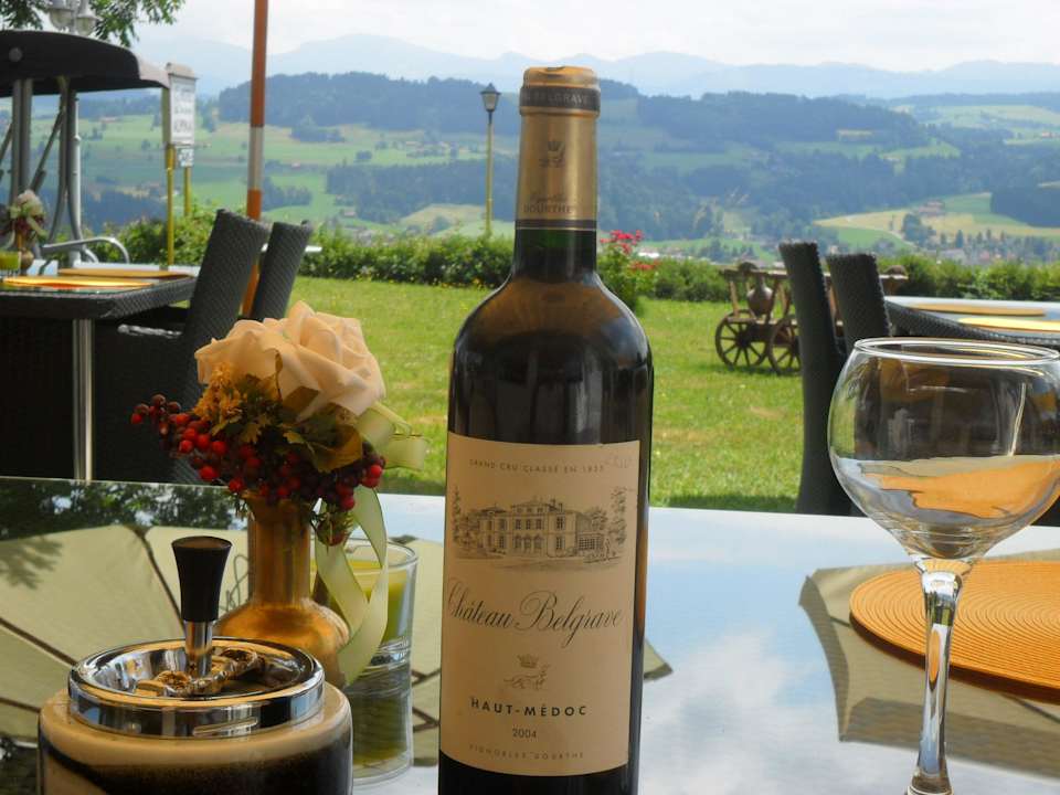 Ausblick Hotel Alpina