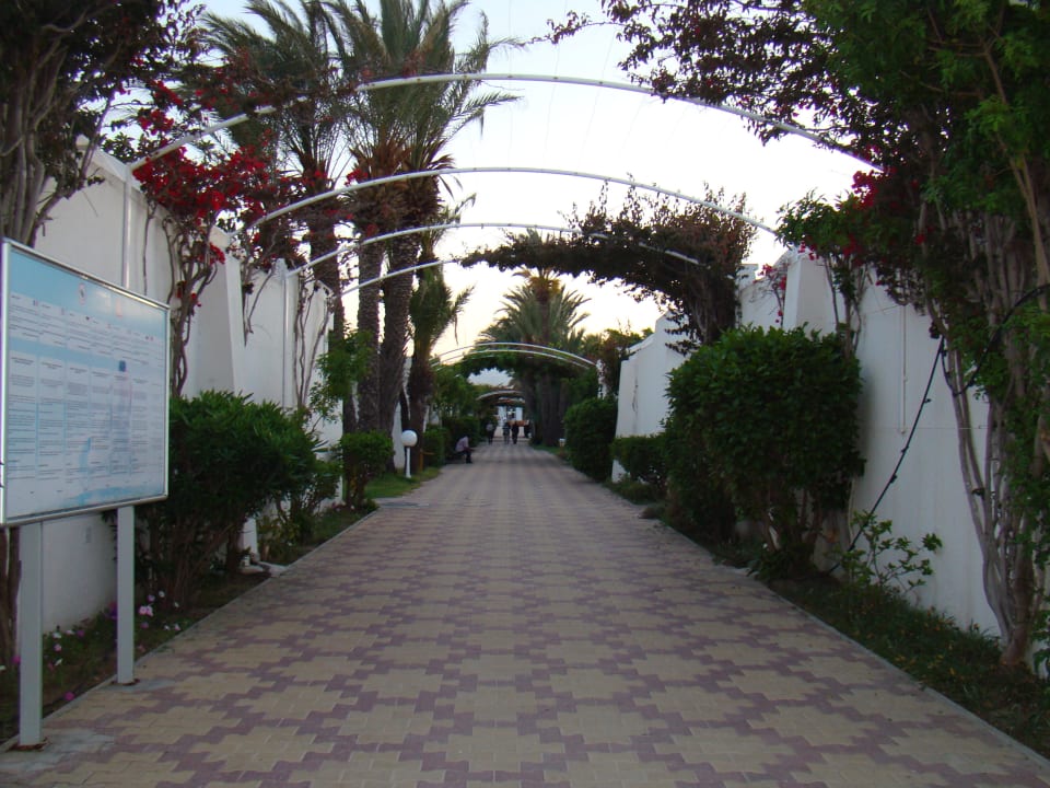 Weg zum Strand El Mouradi Club Kantaoui