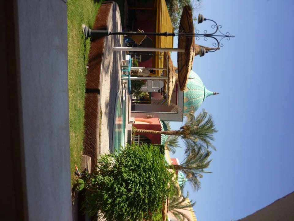 Sicht aus dem Zimmer Pickalbatros Alf Leila Wa Leila Resort - Neverland Hurghada