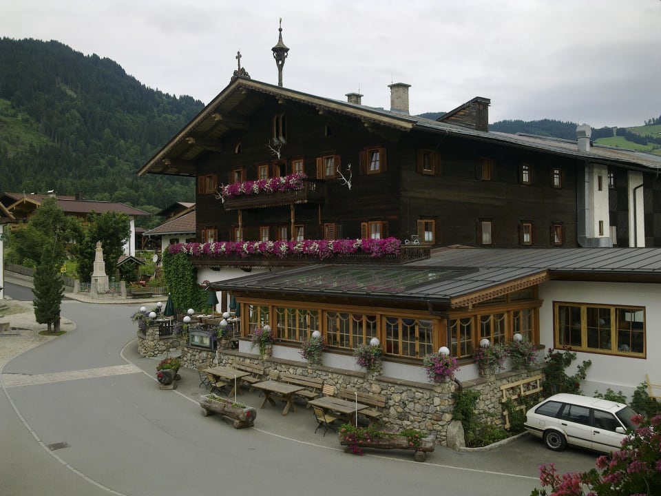 Restaurant mit Wintergarten und Terrasse Landgasthof Reitherwirt & Jagdhof Hubertus