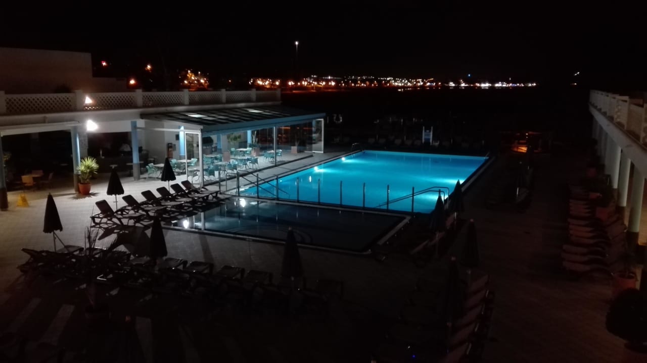 Pool bei Nacht  Hotel Las Costas