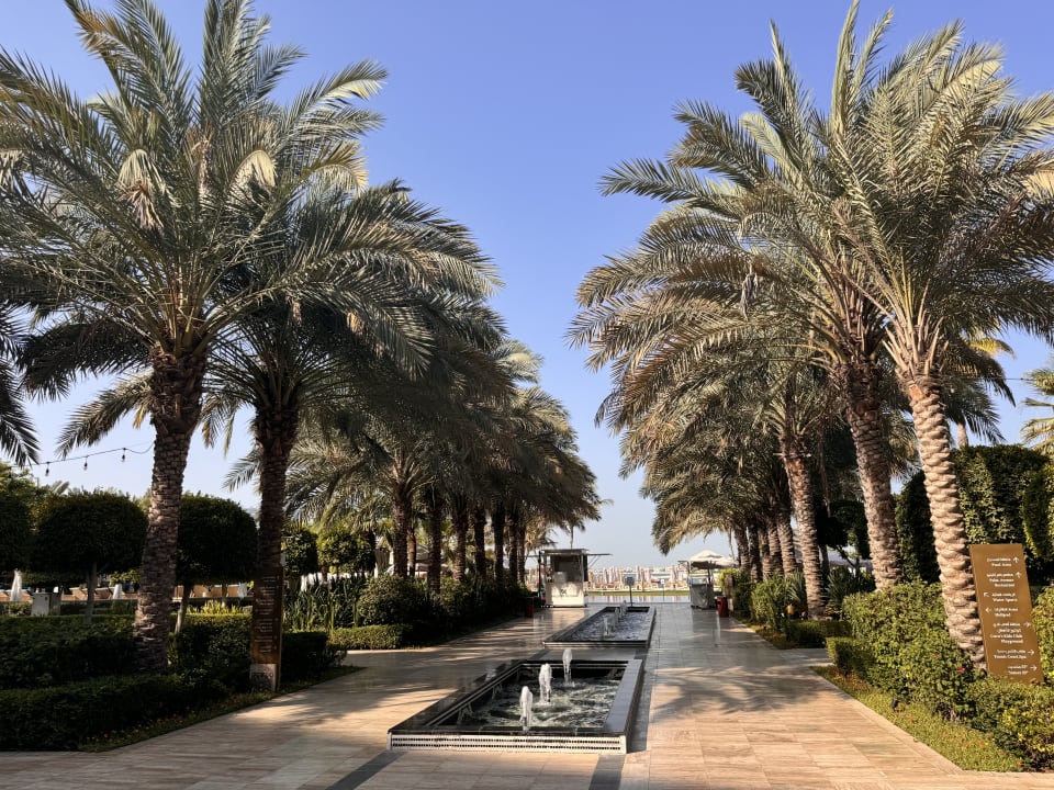 Gartenanlage Waldorf Astoria Dubai Palm Jumeirah