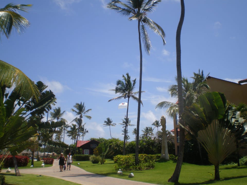 Weg ins Restaurant Punta Cana Princess All Suites Resort & Spa