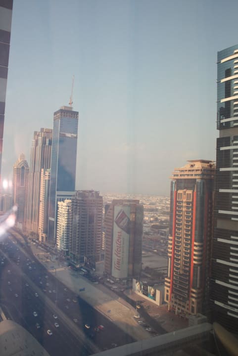 Blick aus dem 25. Stockwerk Rose Rayhaan by Rotana