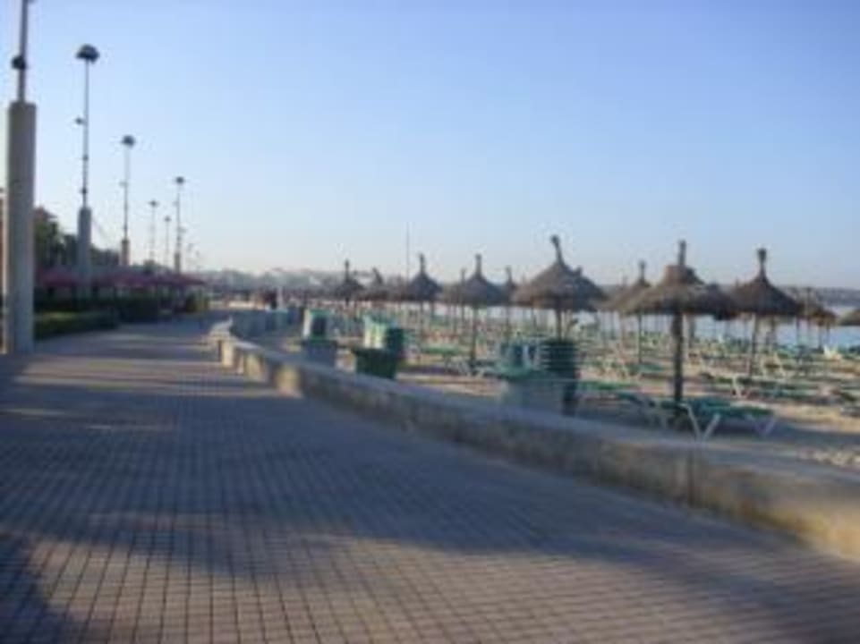 Strand an Ballermann 6 direkt vor dem Hotel Aubamar Bali