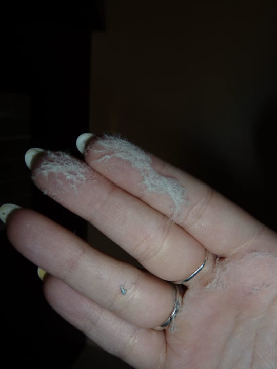 Mit der Handfläche über ein Schrankbrett gewischt Garner Hotel Frankfurt - Palmengarten