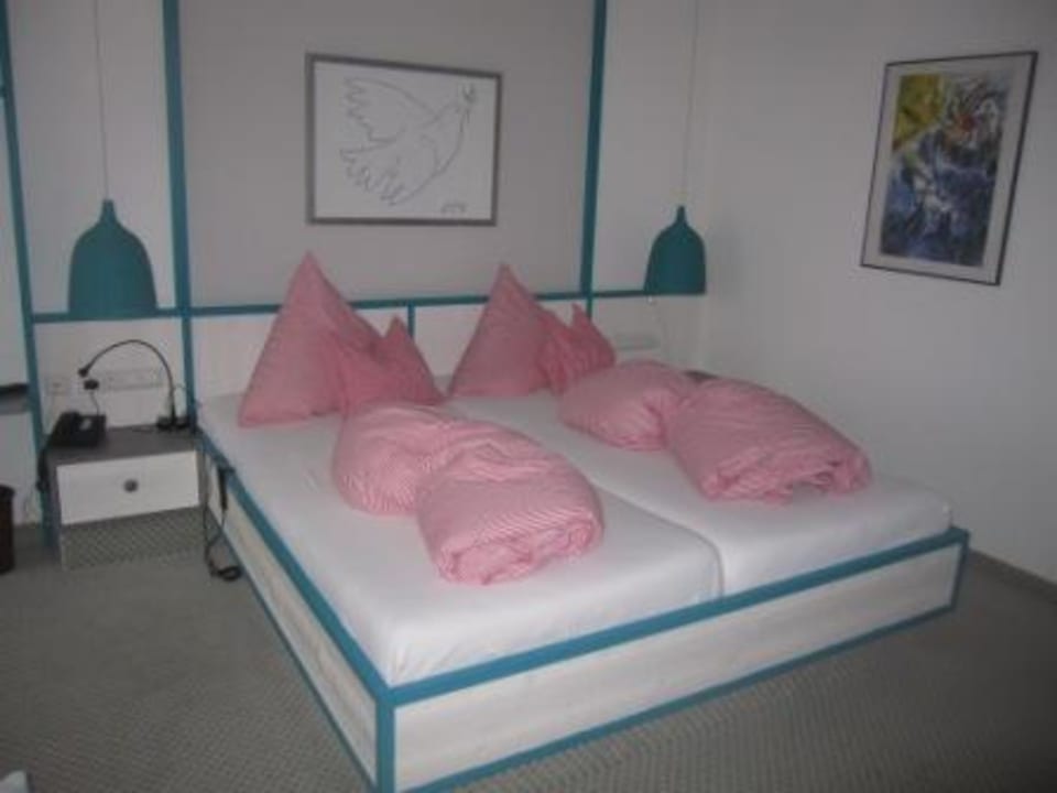 Verstellbares bequemes Doppelbett Kneipp- und WellVitalhotel Edelweiss