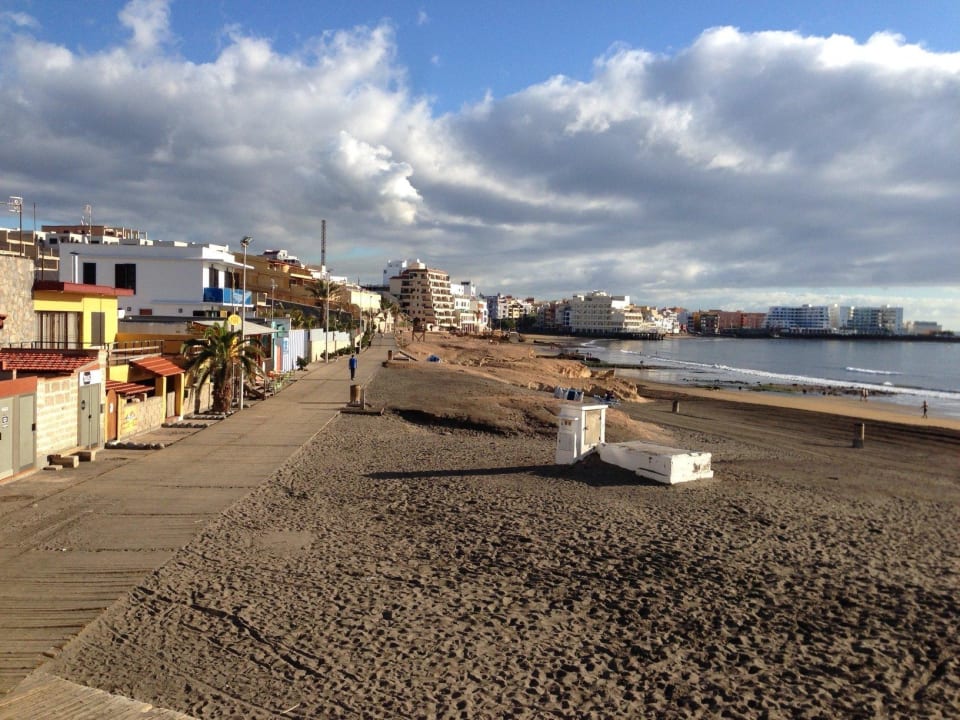 Strand und Promenade Richtung Nordost Playa Sur Tenerife