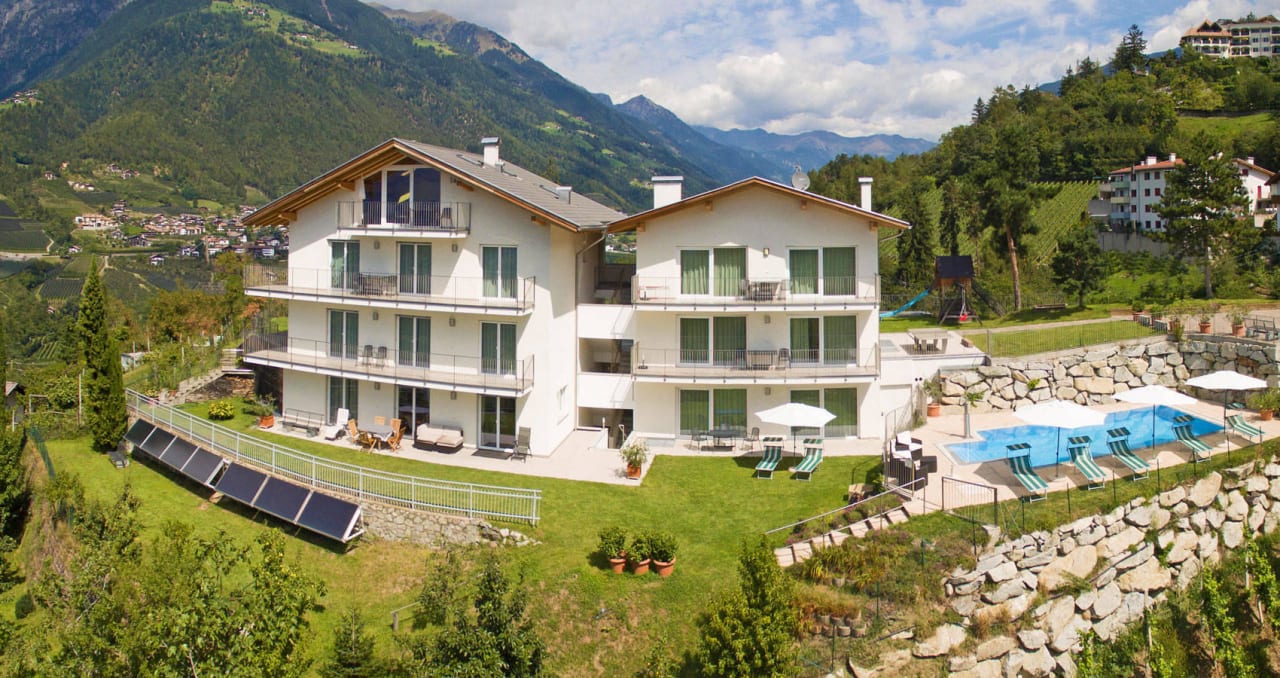 Residence Fielg - Außenansicht Luftaufnahme Residence Fiegl