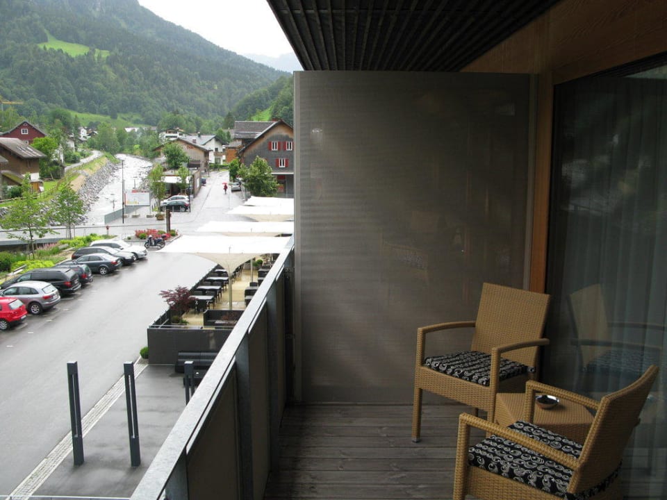 Ausblick einer Suite, gibt besseres! Sonne Mellau - Feel good Hotel