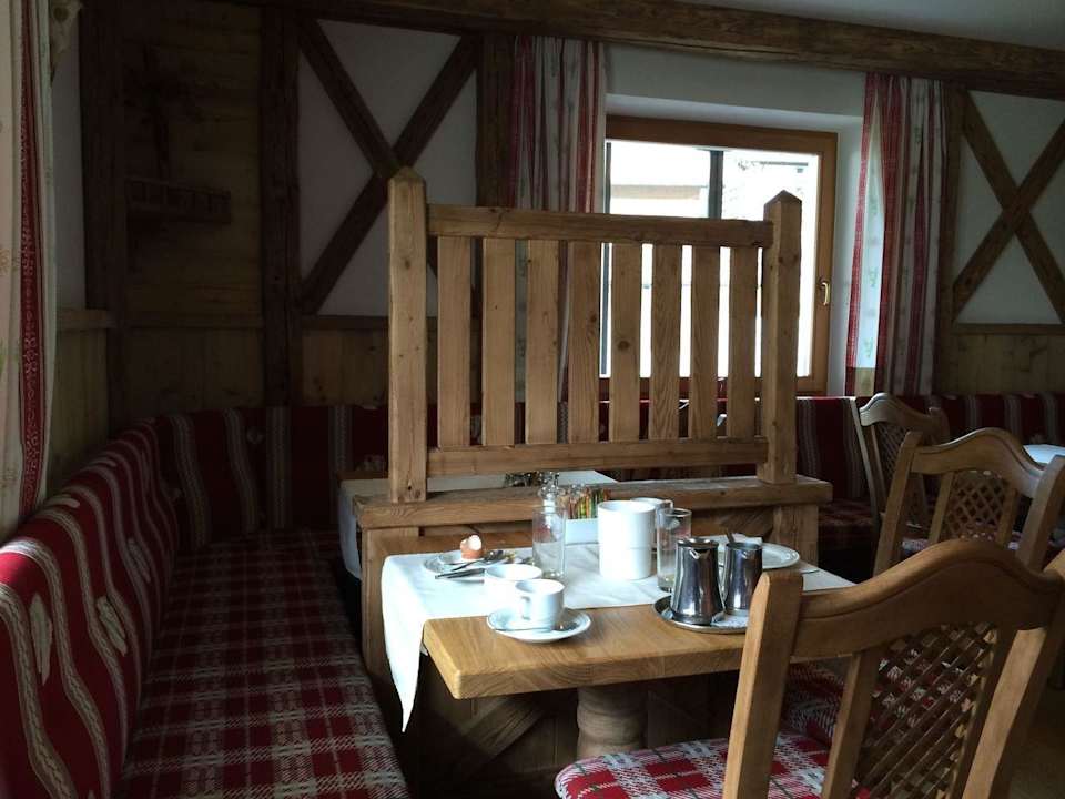 Schöner neuer Frühstücksraum Hotel Garni des Alpes