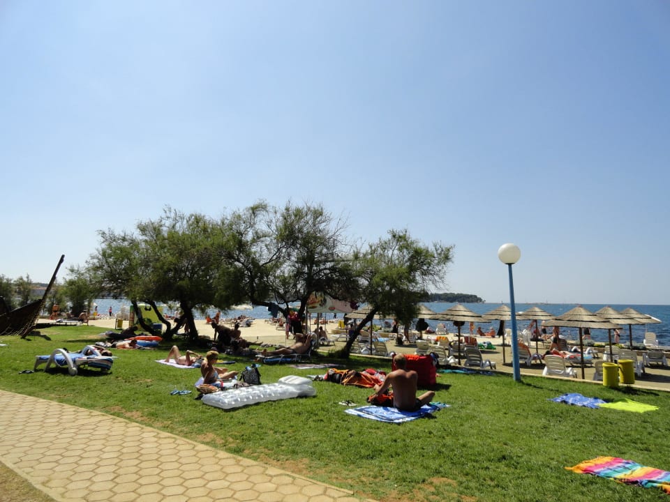 Strandbereich Valamar Parentino Hotel