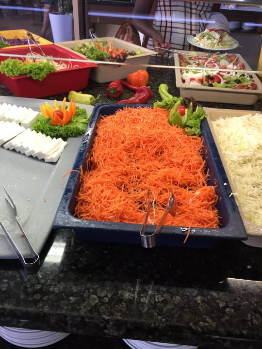 Büffet (Frische Salat) Fodele Beach & Water Park Holiday Resort