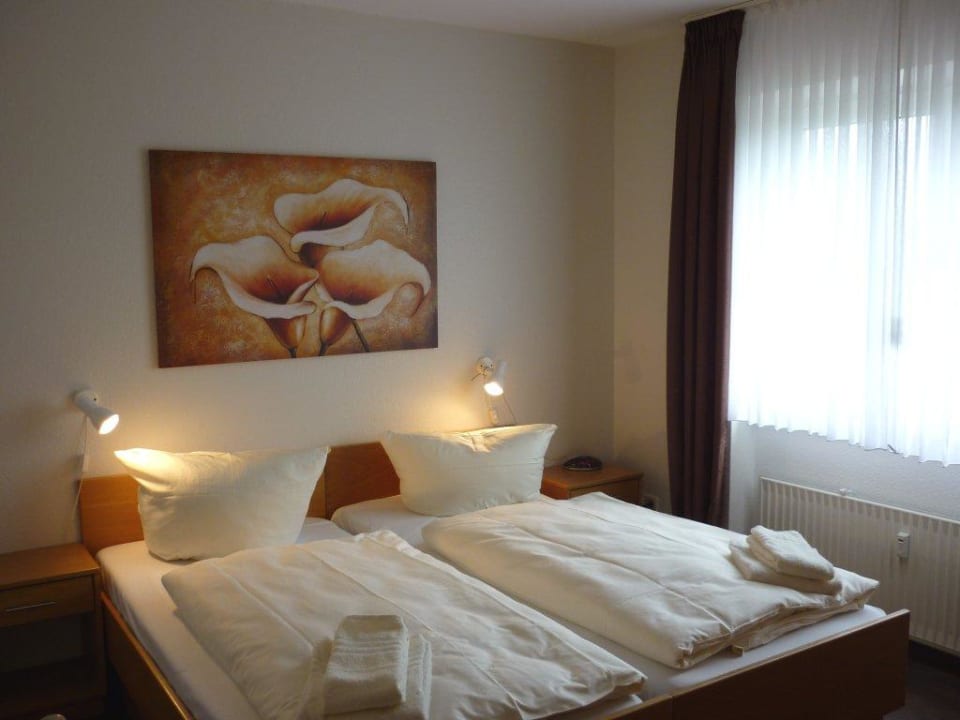 Schlafraum Ferienwohnungen im Hus Jadekieker