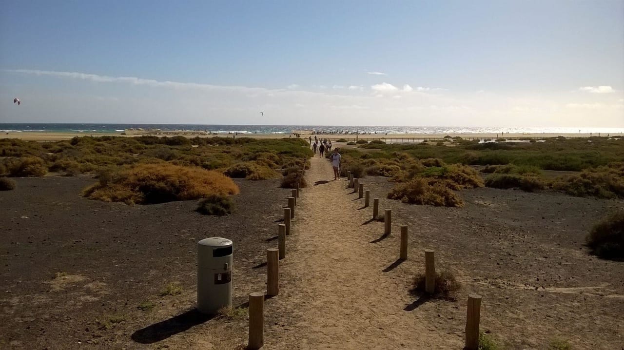 Weg zum Strand Occidental Jandía Playa