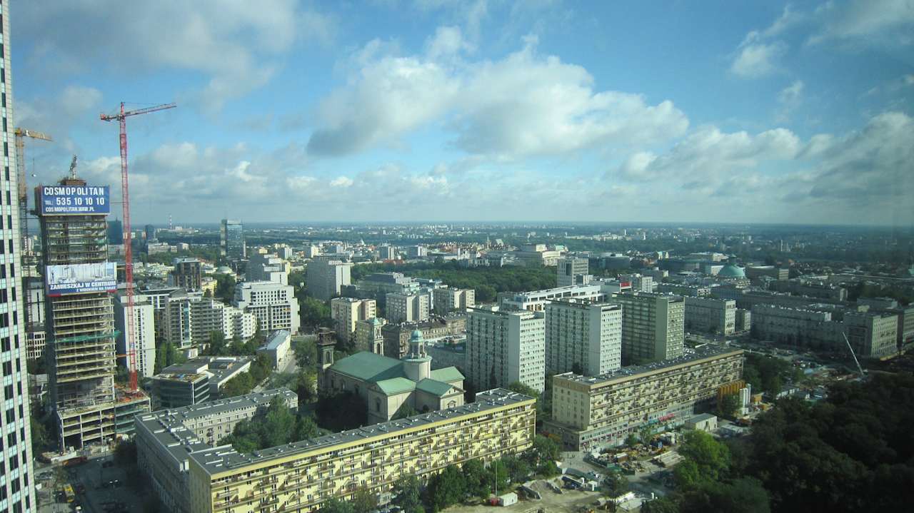 Ausblick 27. Stock InterContinental Warszawa