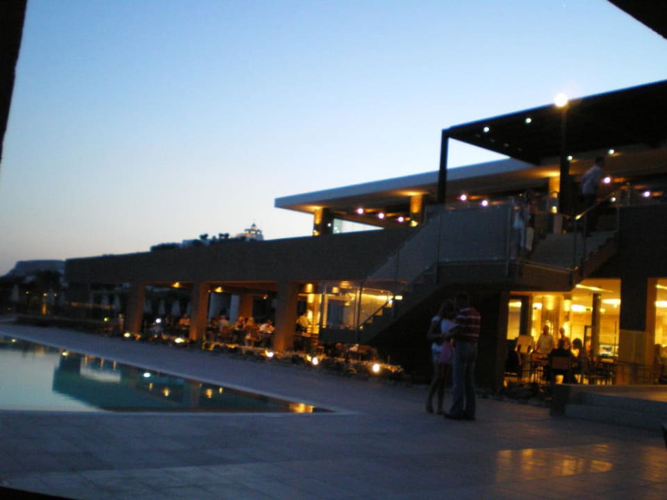Restaurant bei Nacht  Atlantica Mikri Poli Kos