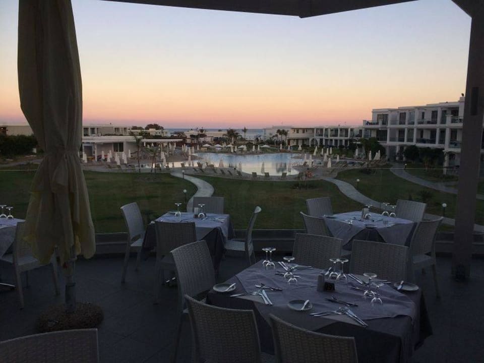 Vom Restaurant  Asterias Beach Resort