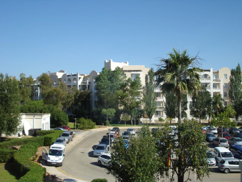 Hintere Ansicht vom Hotel Protur Vista Badia Aparthotel