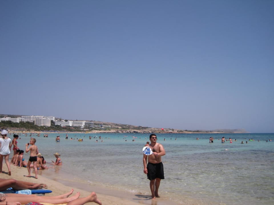Blick vom Strand aufs Meer Limanaki Beach Hotel