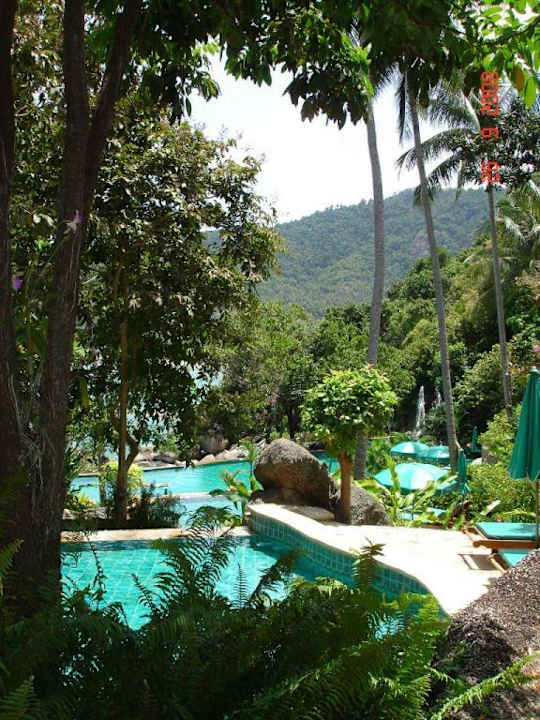 Weg zu Pool Panviman Resort Koh Phangan