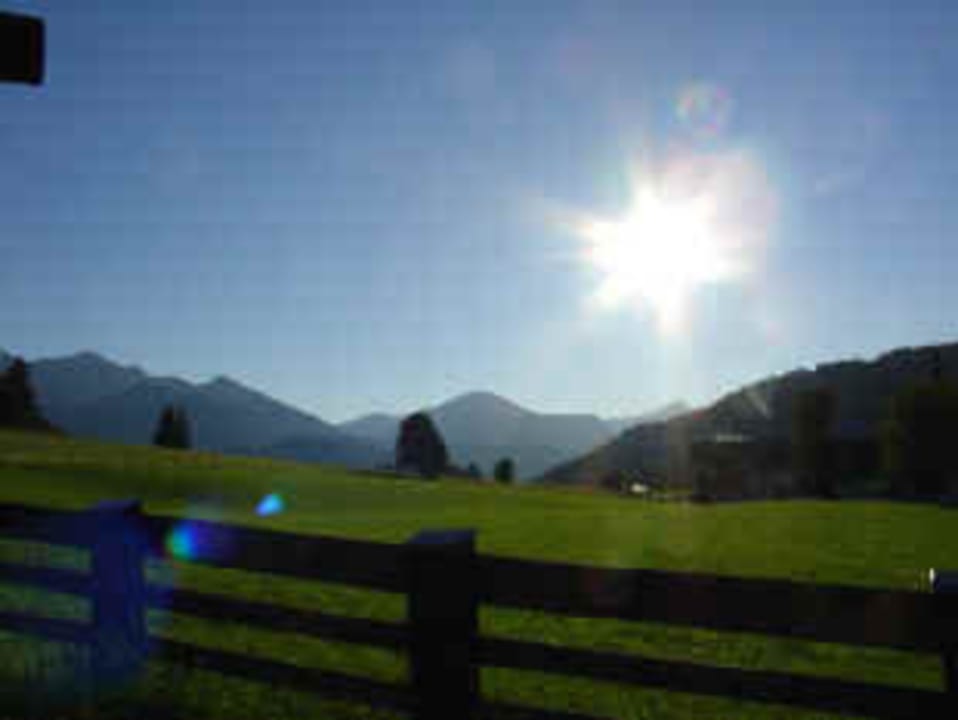 Ausblick Sommer  Ferienwohnungen Walk