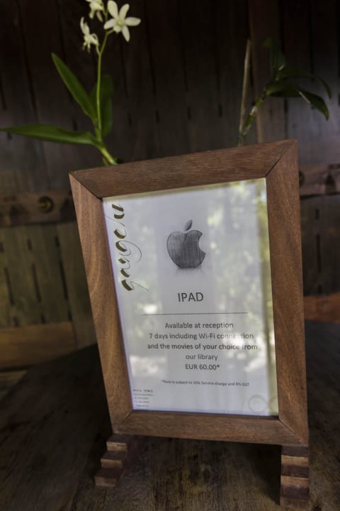 IPAD´s zum Ausborgen Gangehi Island Resort