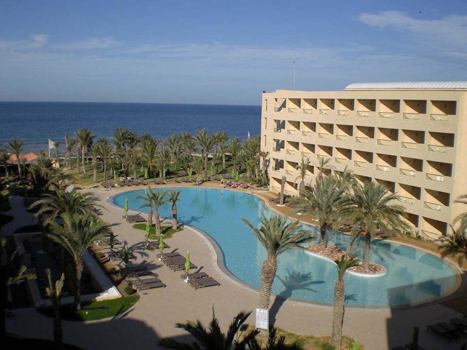 Piscine vue de la chambre Hotel Rosa Beach