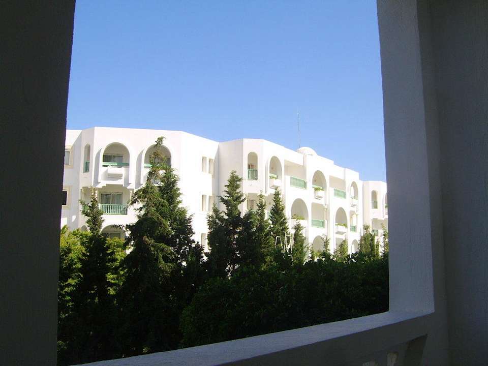 Ausblick vom Zimmer 2107 Mahdia Beach & Aquapark