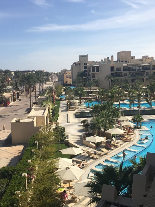 Blick von Balkon Steigenberger Aqua Magic