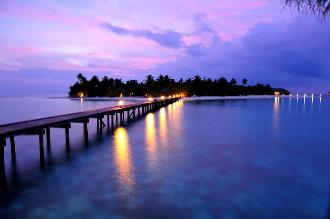 Angaga - kurz vor Sonnenaufgang Angaga Island Resort