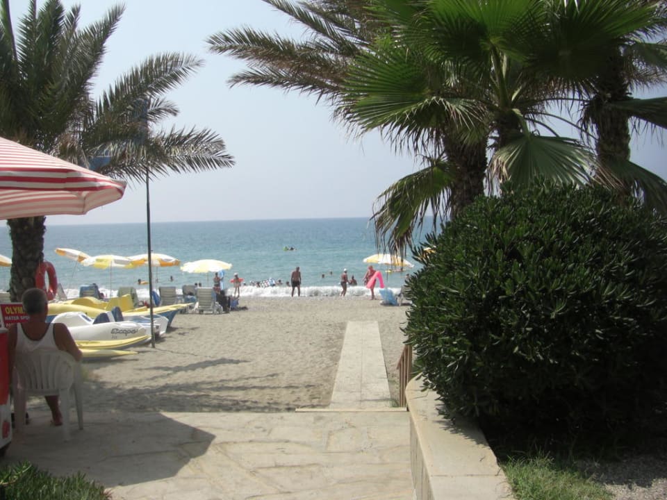 Blick in Richtung Strand Hotel Yetkin