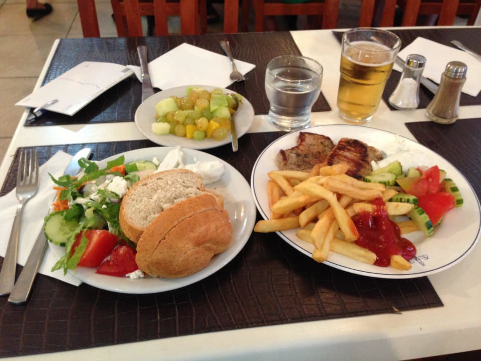 Leckeres Essen  Hotel Aphrodite Beach Club