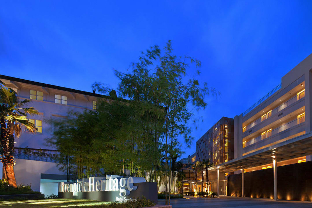 Contemporary wing exterior Oasia Resort Sentosa