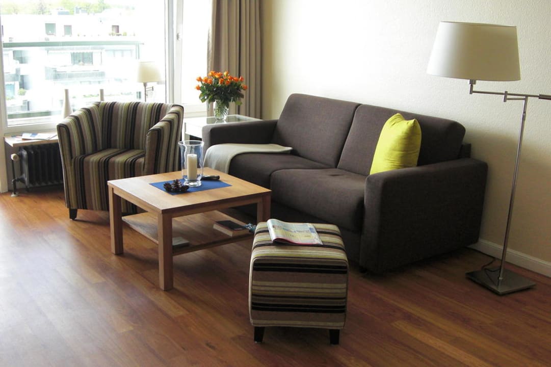 Teil des Wohnzimmers Dalem Hotel - Haus Meeresstrand