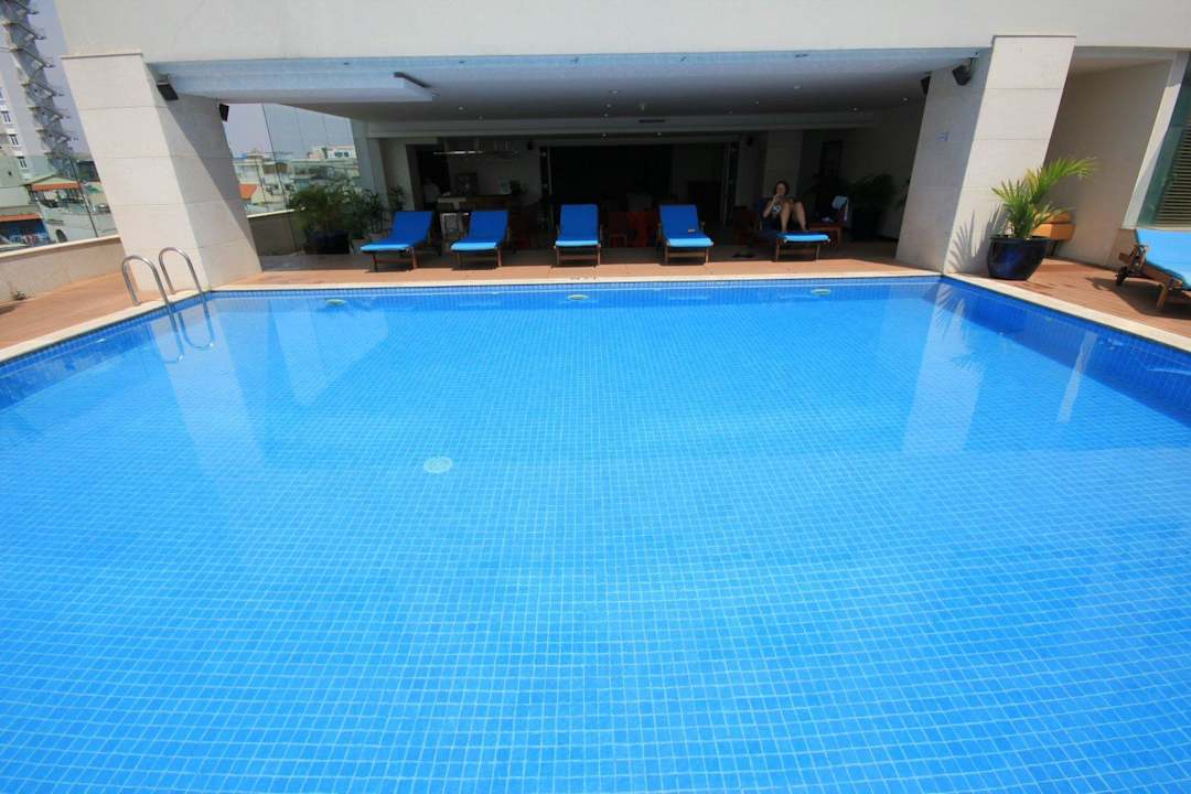 Leider nur 5 Schattenplätze -sehr heiß Hotel Vissai Saigon