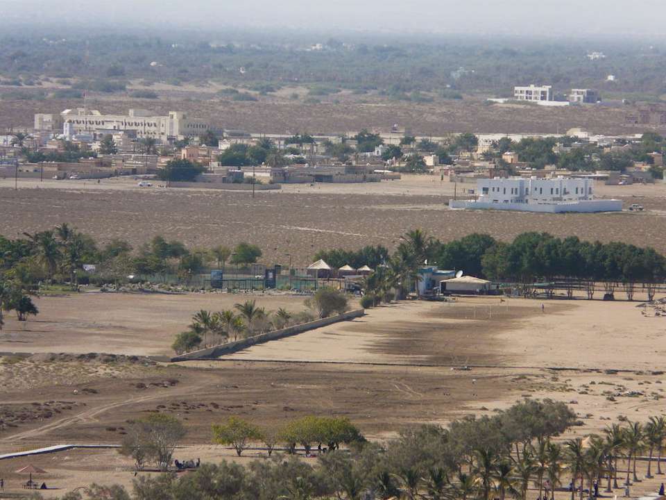 Blick von der Burg  Al Sawadi Beach Resort
