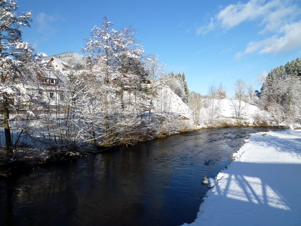 Winterlandschaft von der Brüce! Hotel Sonne