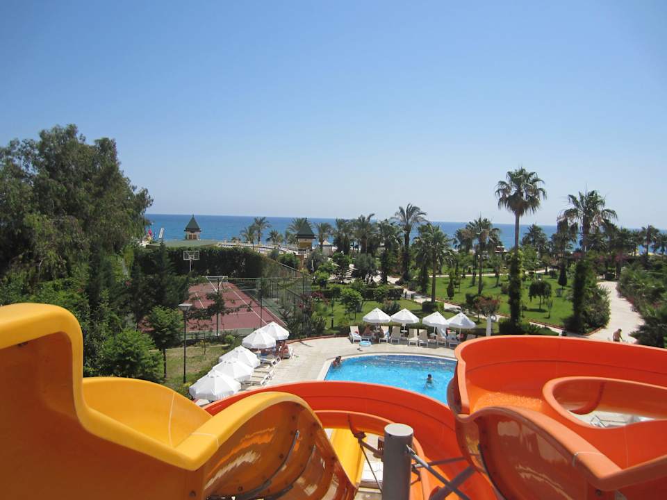 Der wunderbare blick zur Gartenanlage Saphir Resort & Spa