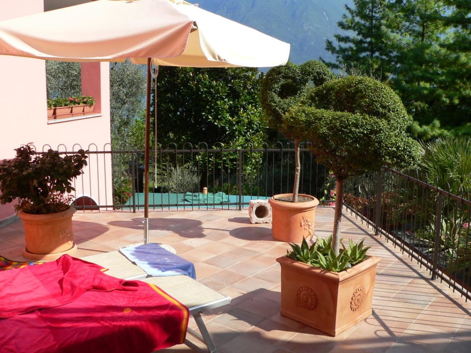 Terrasse vor dem Zimmer Relax Hotel Villa La Gardenia & Oleandra