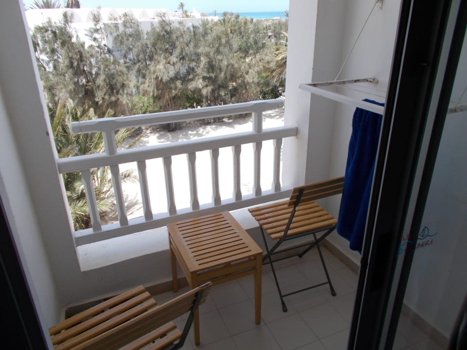 Balkon mit teilweise Meerblick Calimera Yati Beach