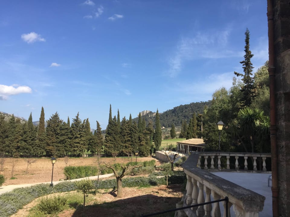 Terrassen Seitenblick  L'Hermitage Hotel & Spa