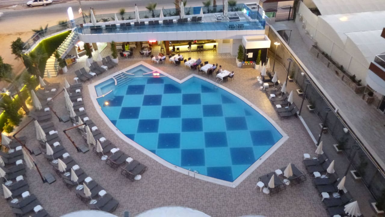 Ausblick vom Balkon Sunprime C-Lounge